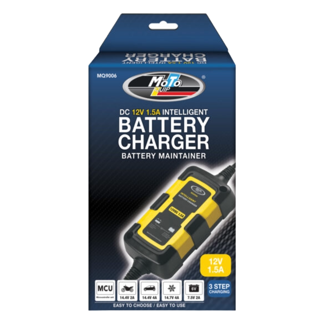 1.5 AMP Intelligent Cycle Battery Charger | MQ9006 for 12V Battery