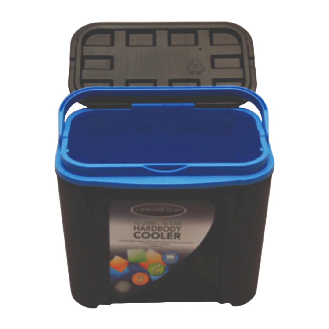 10L Hardbody Cooler Box - Black & Blue | Compact & Durable