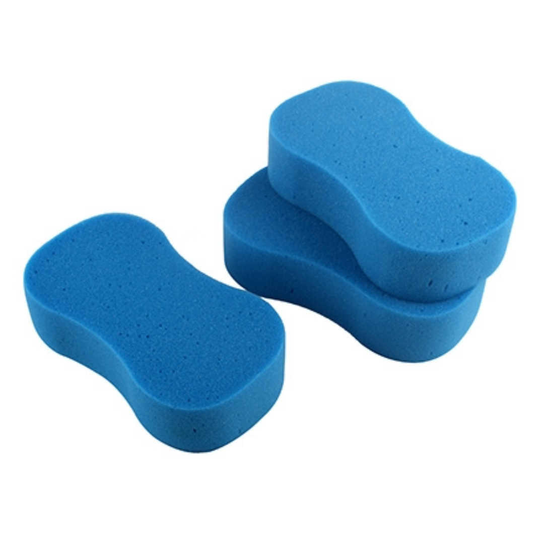 Moto Quip 3 Piece Jumbo Wash Sponge Set – Super Absorbent & Durable