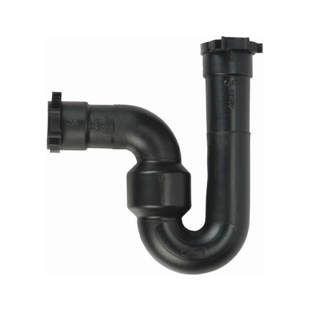 Gio Plumbing 32mm x 40mm Rubber P-Trap Reseal | Flexible Plumbing Solution