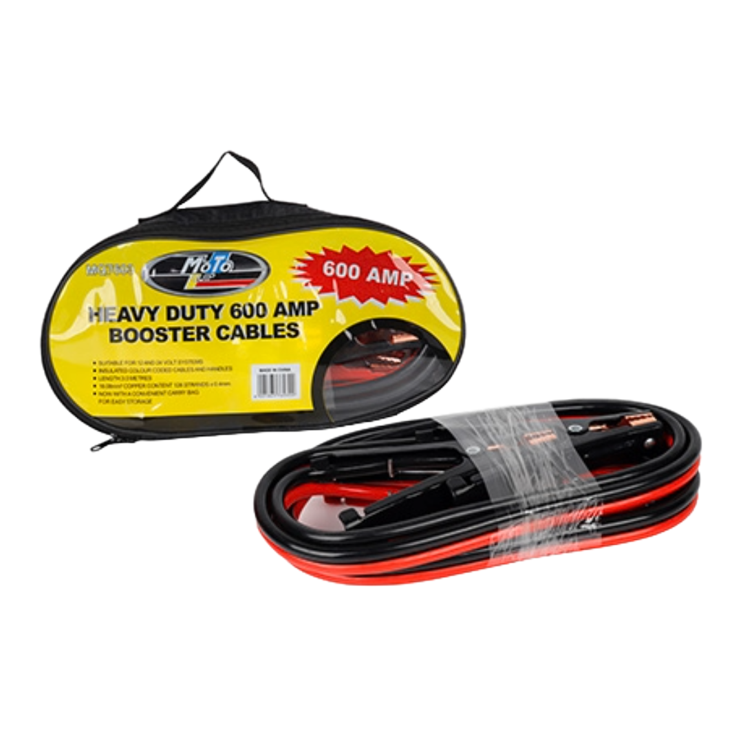600 AMP Booster Cables | Heavy-Duty Jumper Cables for Cars & Trucks