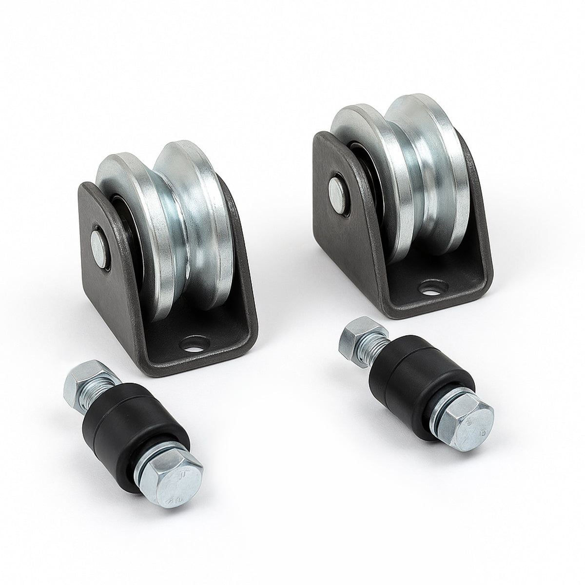 60mm V-Profile Sliding Gate Wheel Kit | WK60 with PVC Guides