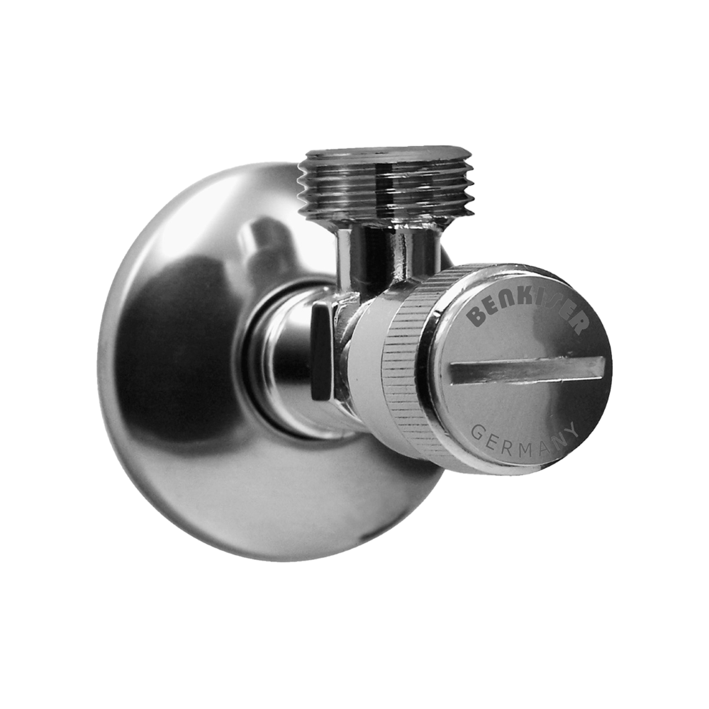 Gio Plumbing Benkiser Tricon 1/2" X 1/2" Angle Valve With Integrated Filter
