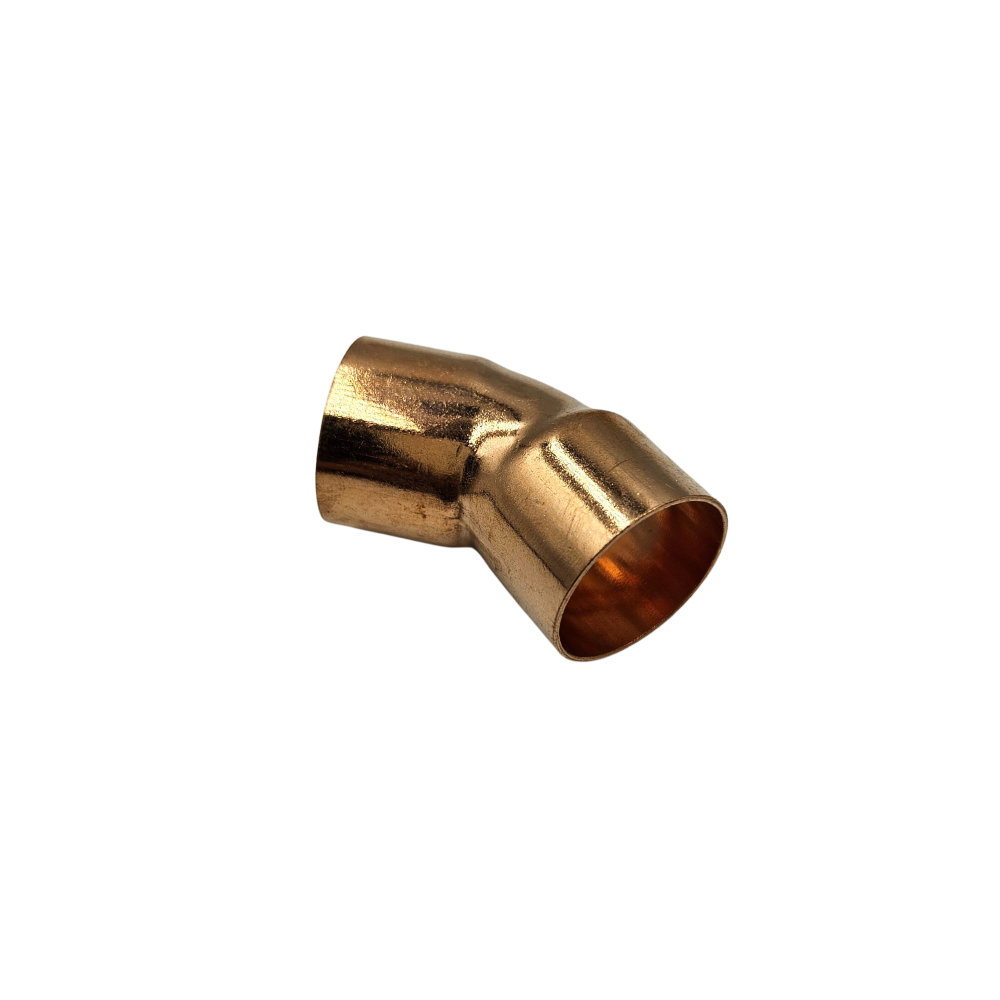 22mm (3/4") 45 Degree Copper Elbow