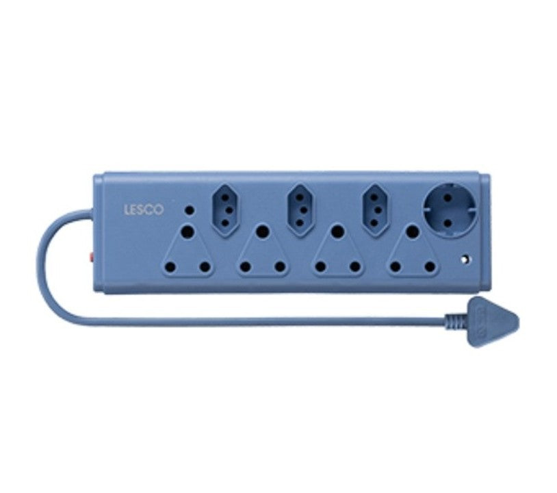 Lesco 8 Way Blue Multiplug