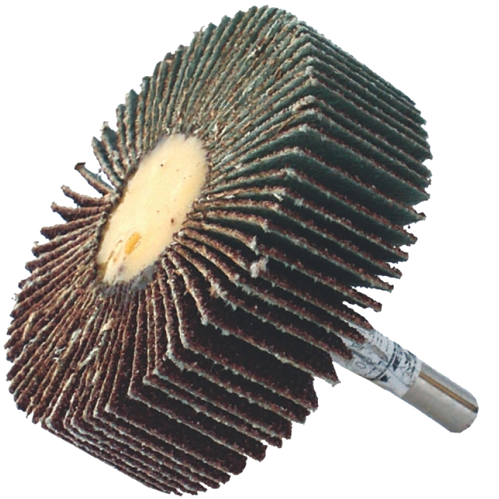 FLAP WHEEL 30 X 10 X 6MM SHAFT 80 GRIT PER EACH