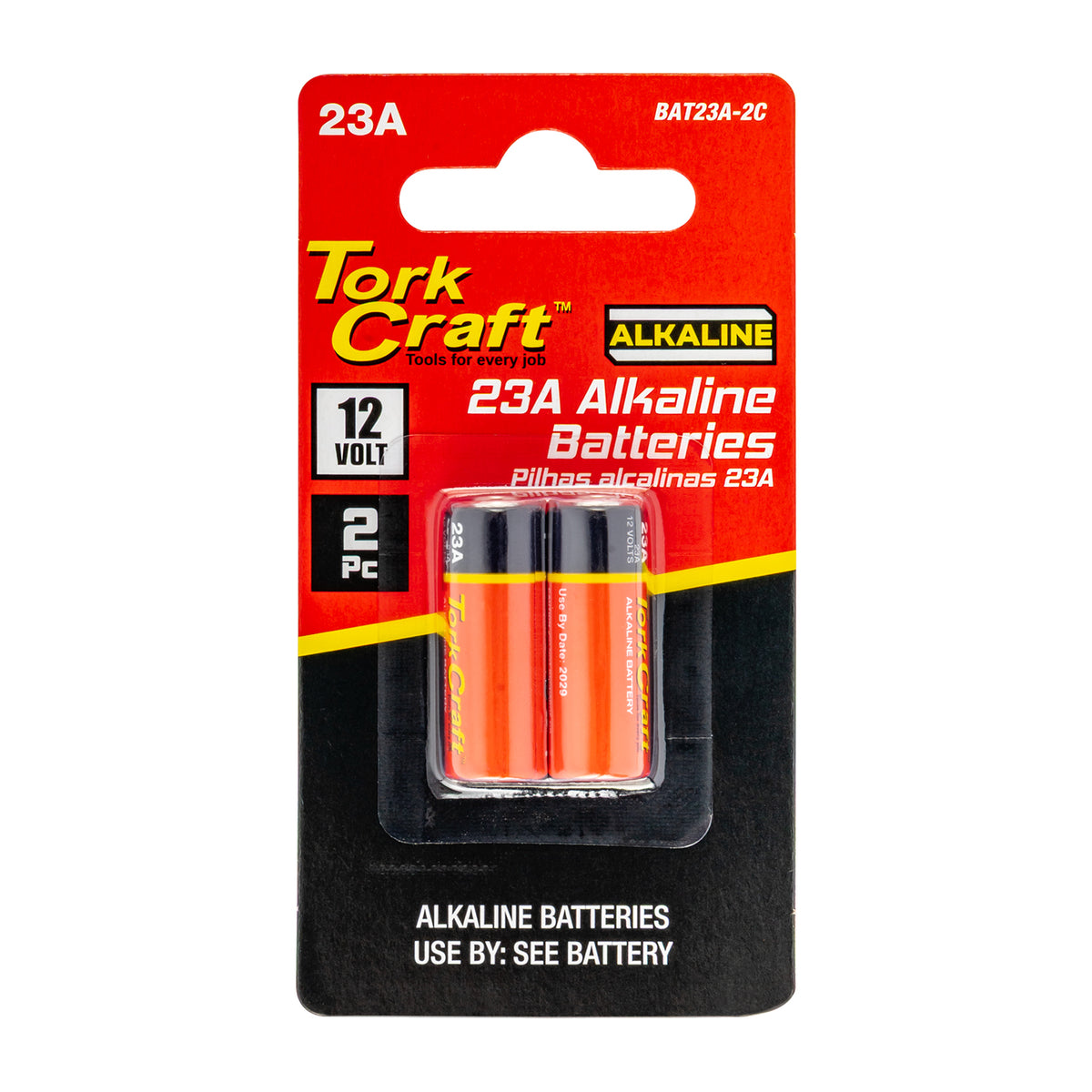 Battery 23a 12v Alkaline 2 Pack Carded