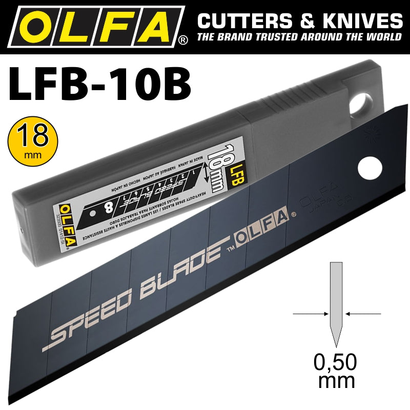 Olfa Speed Blade 18mm In Plastic Case