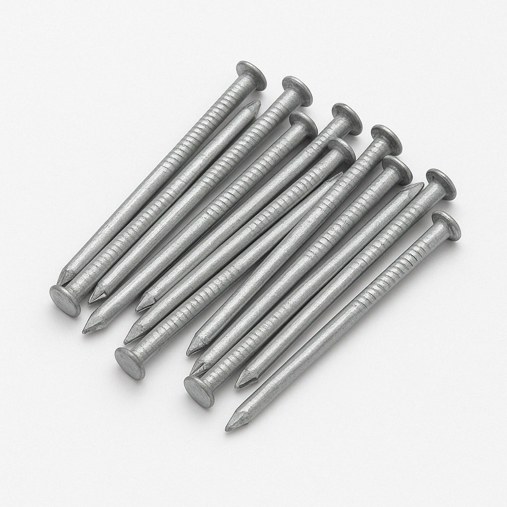 25x3.0mm Concrete Nails (20-Pack) | Heavy-Duty Masonry Fasteners