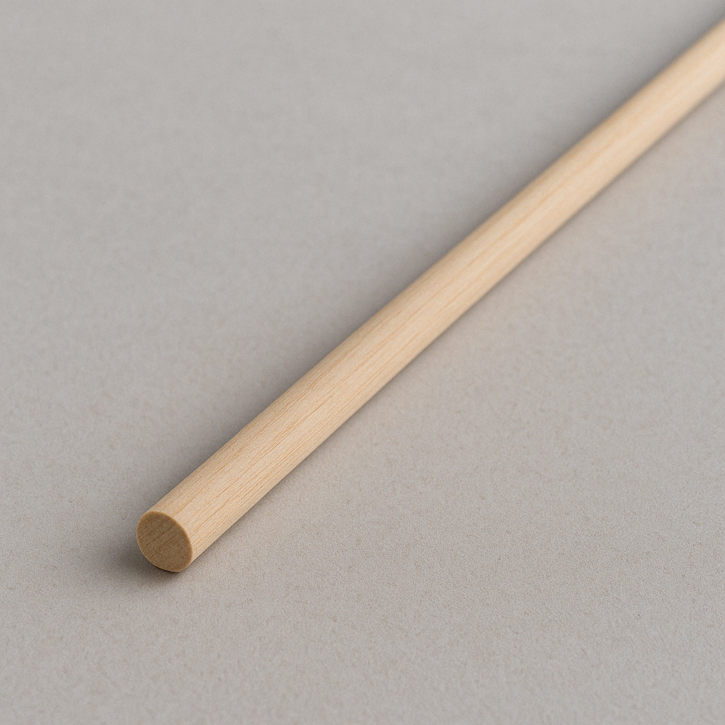 5/16" (8mm) x 910mm Wooden Dowel Stick | Smooth Hardwood Rod