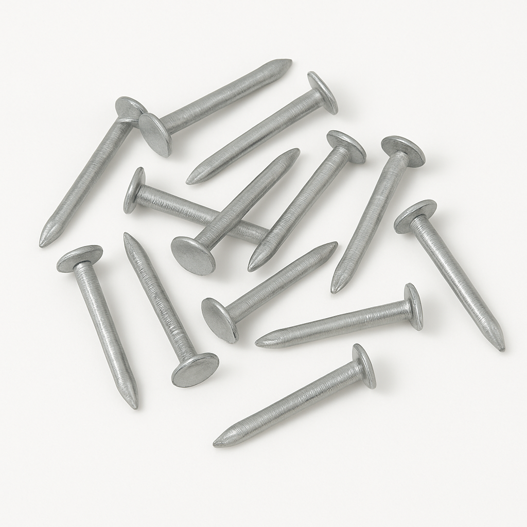 40mm x 2.8mm Galvanised Clout Nails | 20-Pack for Roofing & Carpentry