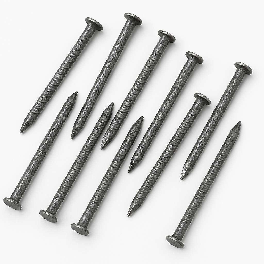 75x4.2mm Masonry Nails | 10pcs Heavy-Duty Concrete Fixings