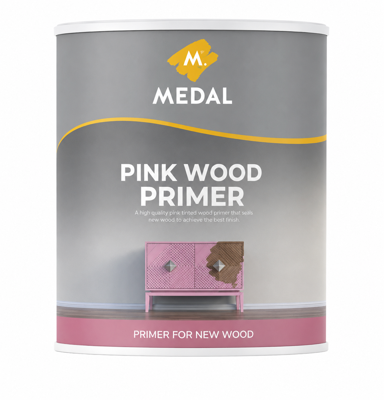 Medal Pink Wood Primer - 1lt