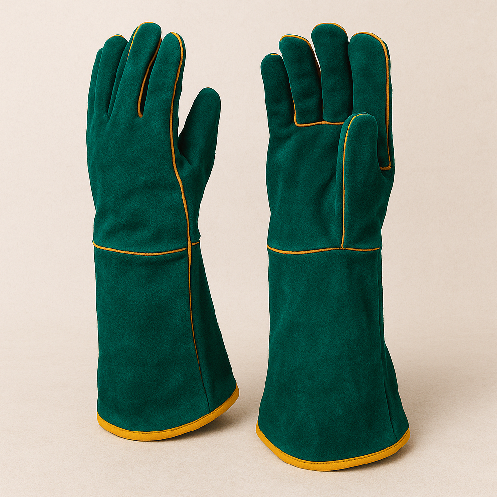 200mm Green Lined Elbow Gloves