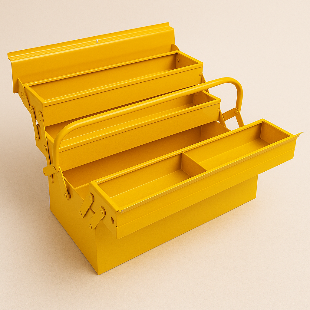 5-Tier Yellow Cantilever Toolbox