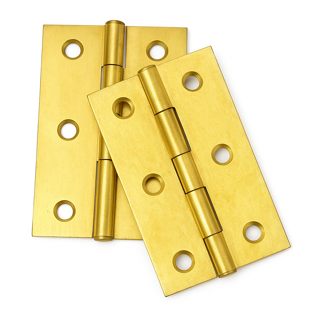 50mm Solid Brass Butt Hinge Pair