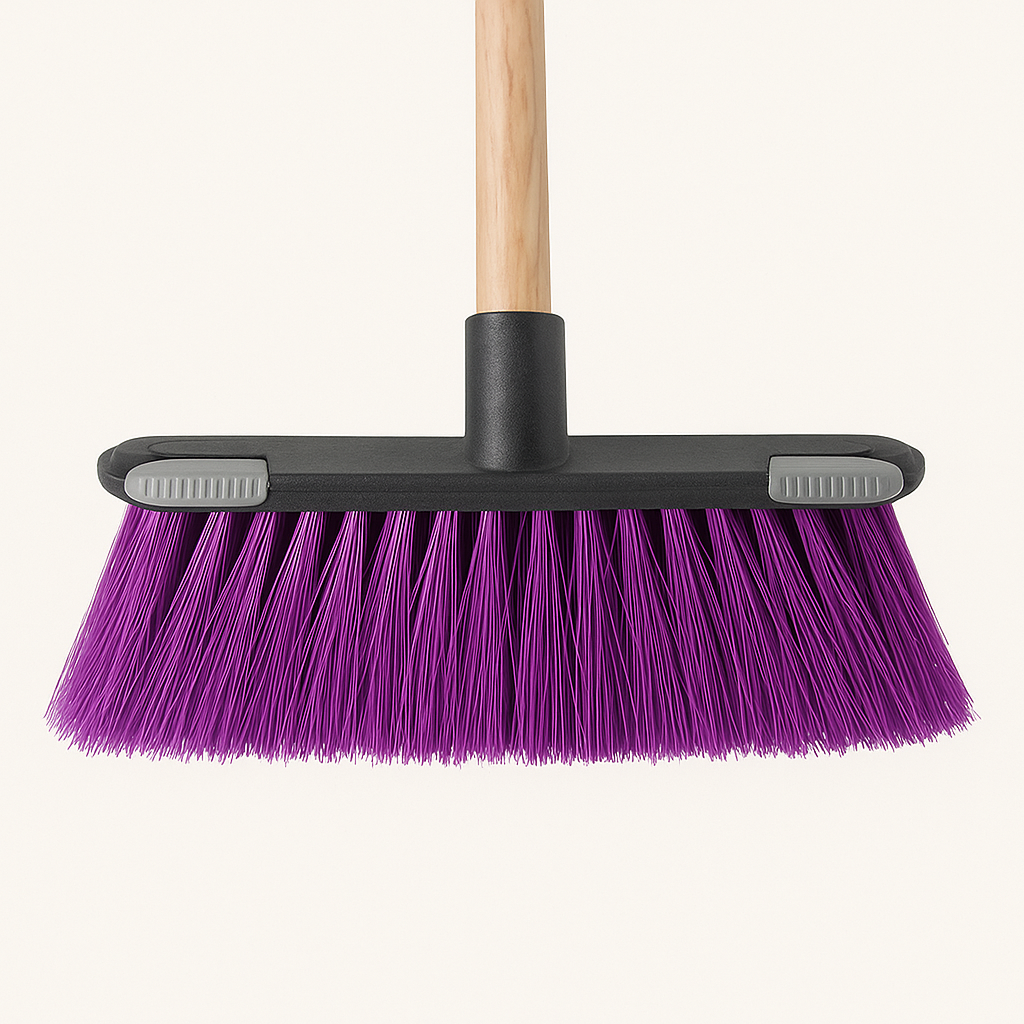 Economy Household Broom with Handle