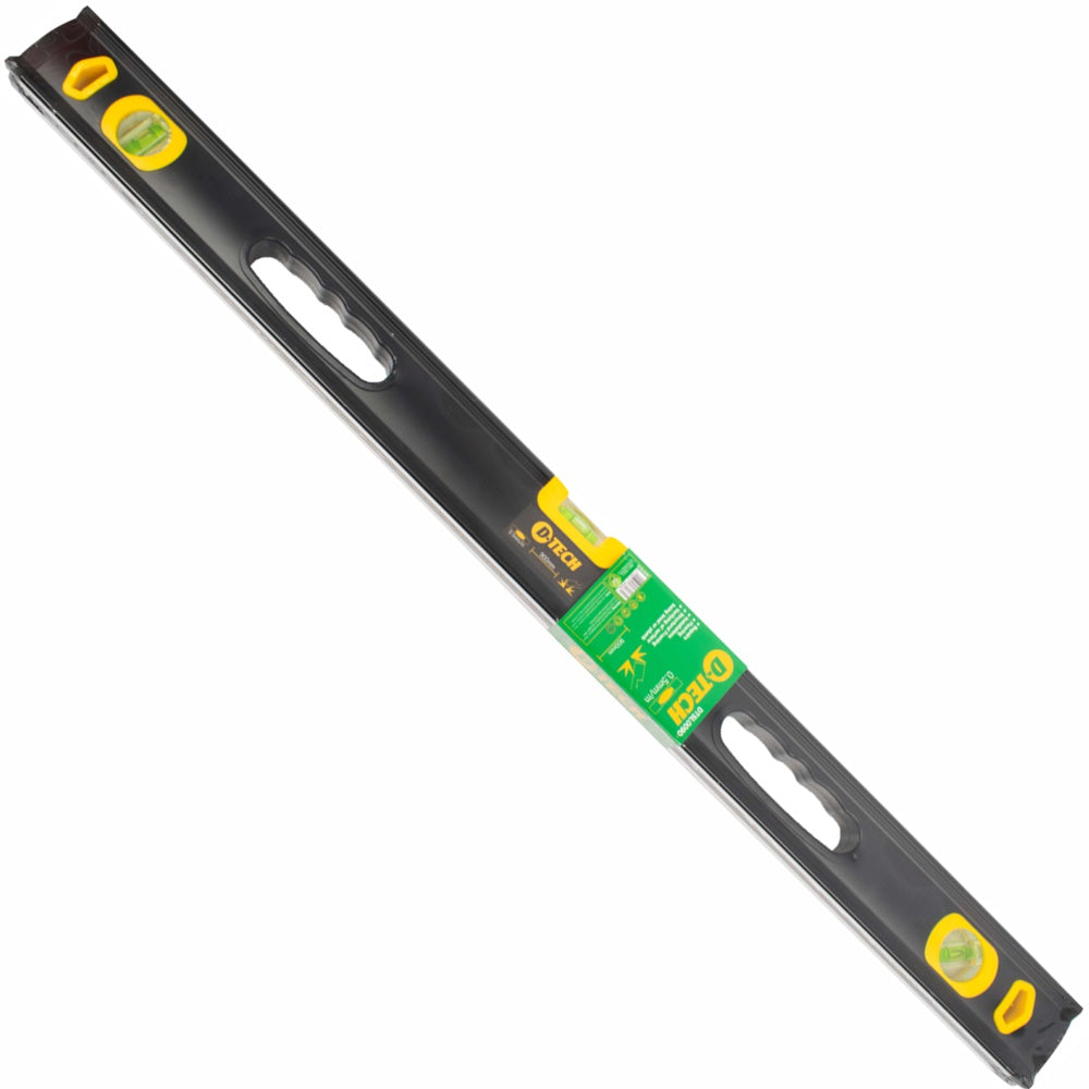 Spirit Level Beam 900mm X 1.6mm 3 X Vial 0.5mm Accur. Alum.