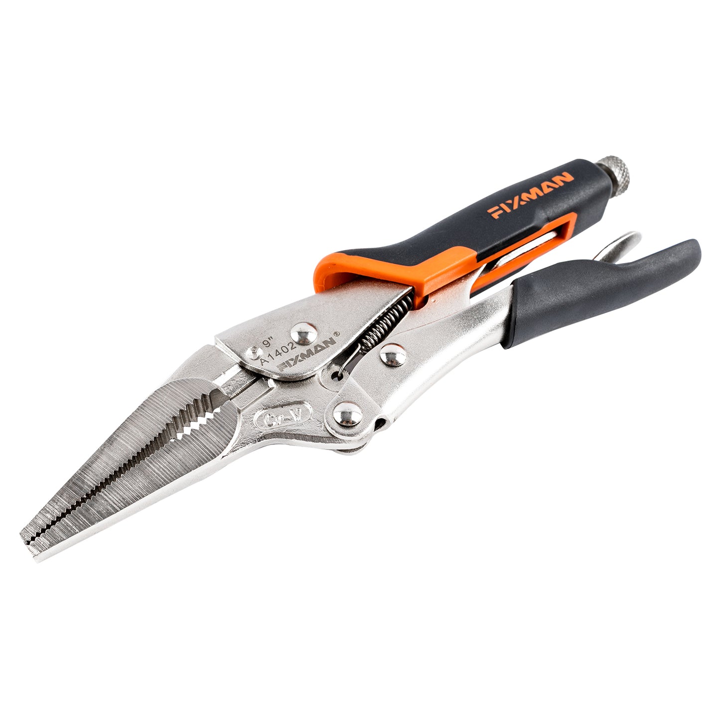 FIXMAN LONG NOSE LOCK GRIP PLIERS 9'/225MM