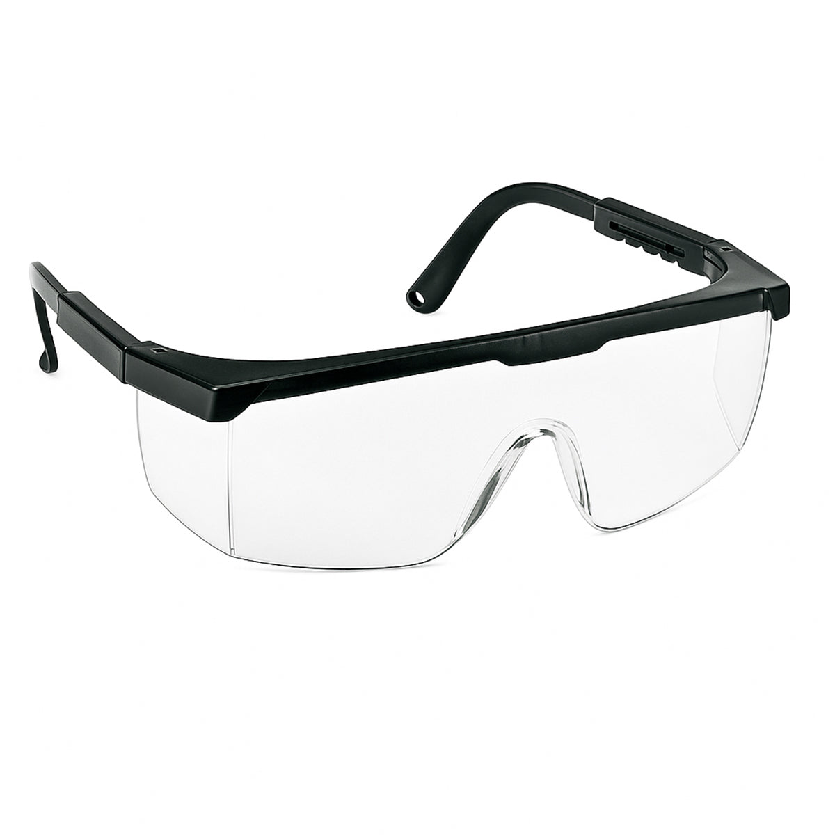 JW-SFT009 Clear Safety Spectacles | Adjustable Anti-Scratch Lenses