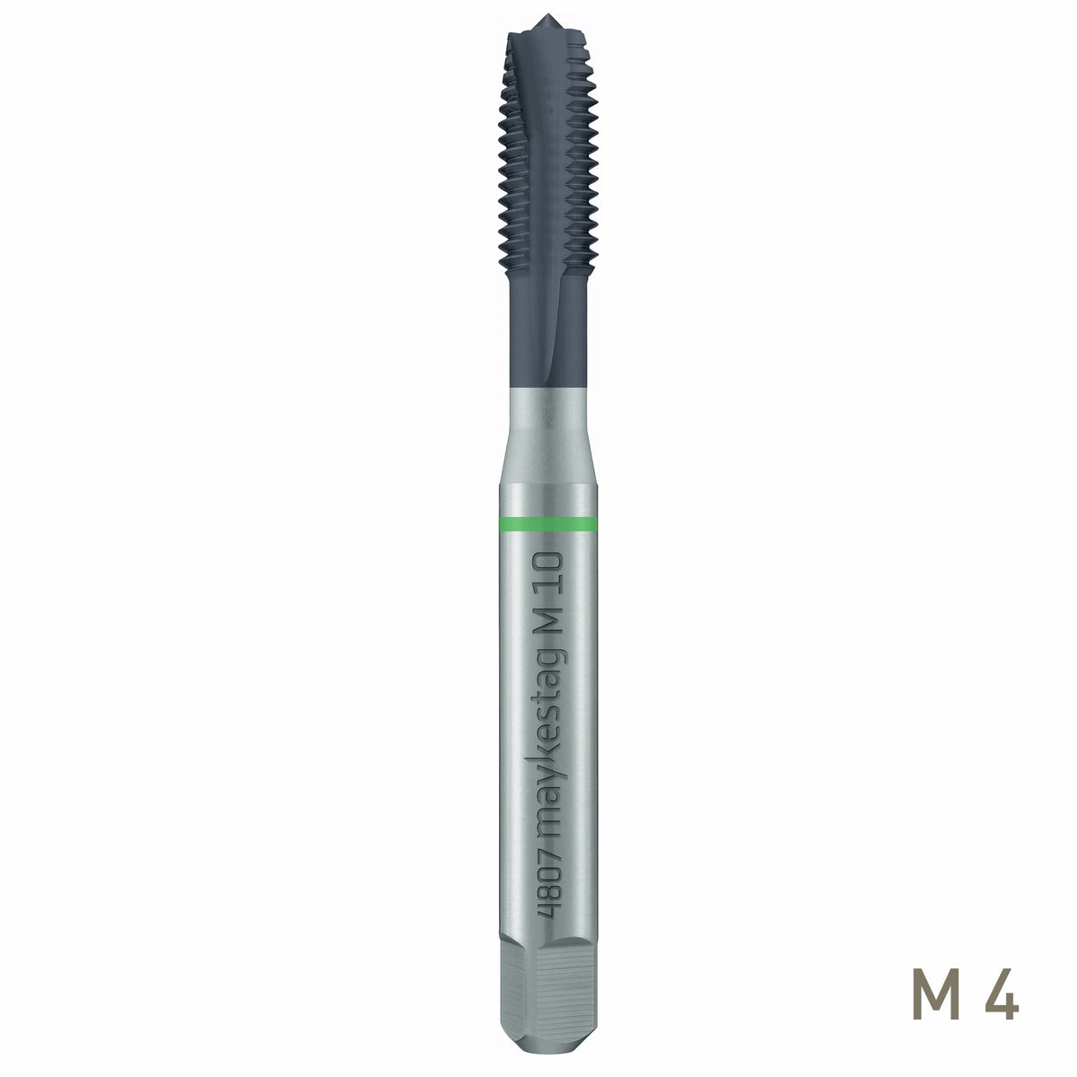 Maykestag HSS-Co5 Machine Tap M4 Straight Fluted Metric ISO DIN 13 ALUNIT