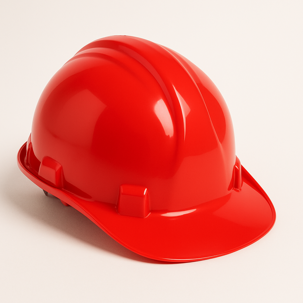 SABS-Approved Red Hardhat | Safety Helmet