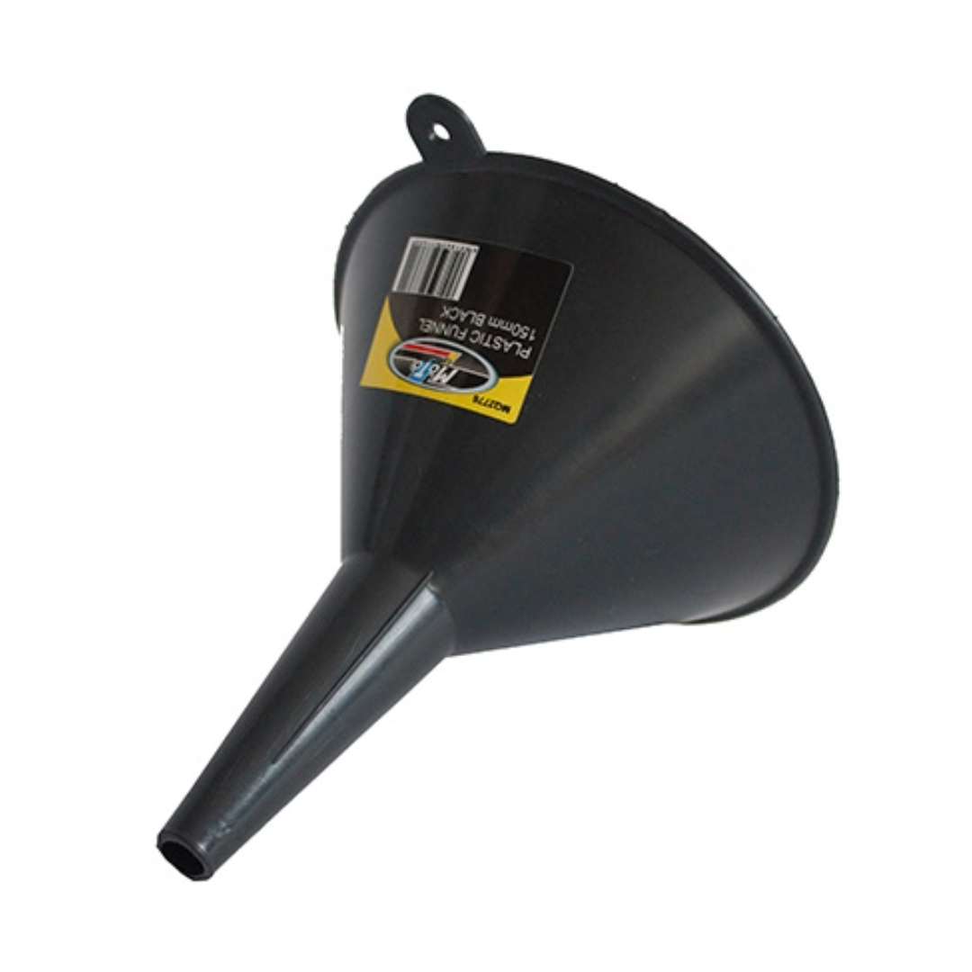 Moto Quip 150mm Plastic Funnel – Durable & Multi-Purpose Fluid Transfer