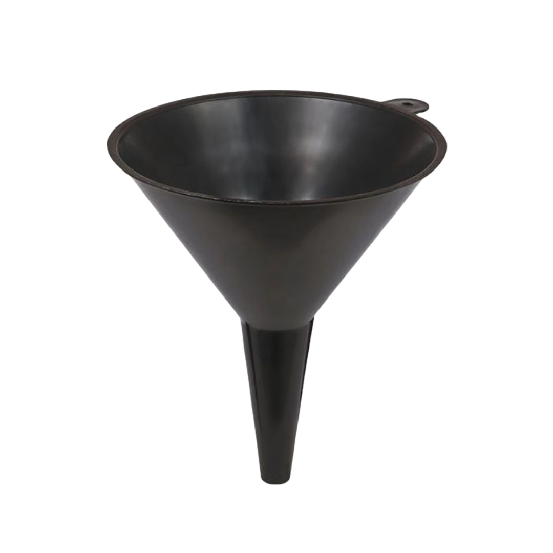 Moto Quip 150mm Plastic Funnel – Durable & Multi-Purpose Fluid Transfer