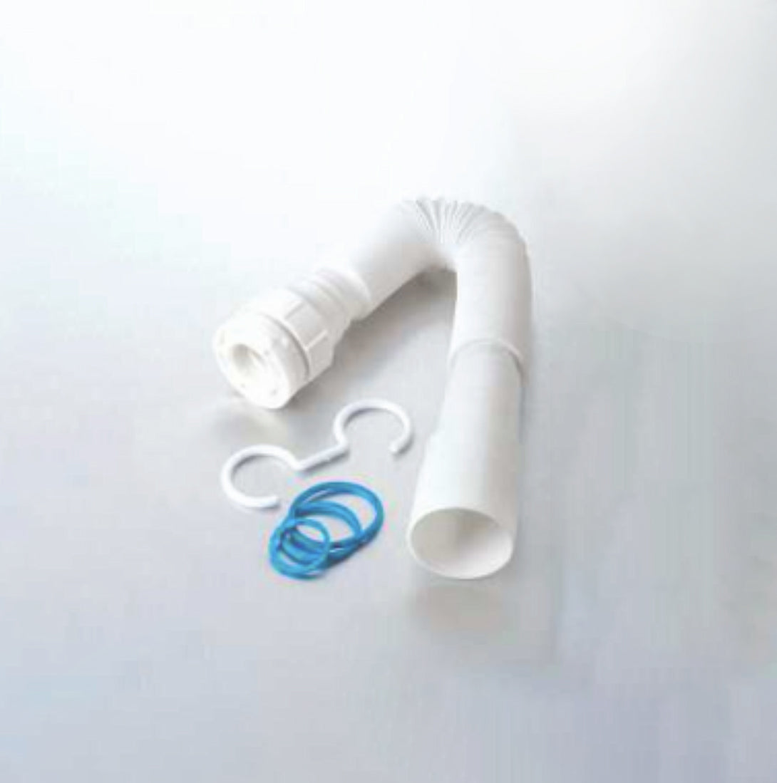 Gio Plumbing Slinky Flexible Plastic Trap | Versatile Plumbing Solution