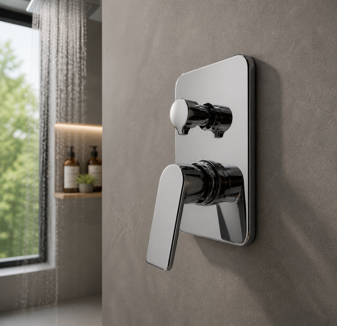Kaiia Diverter Shower Mixer - Chrome