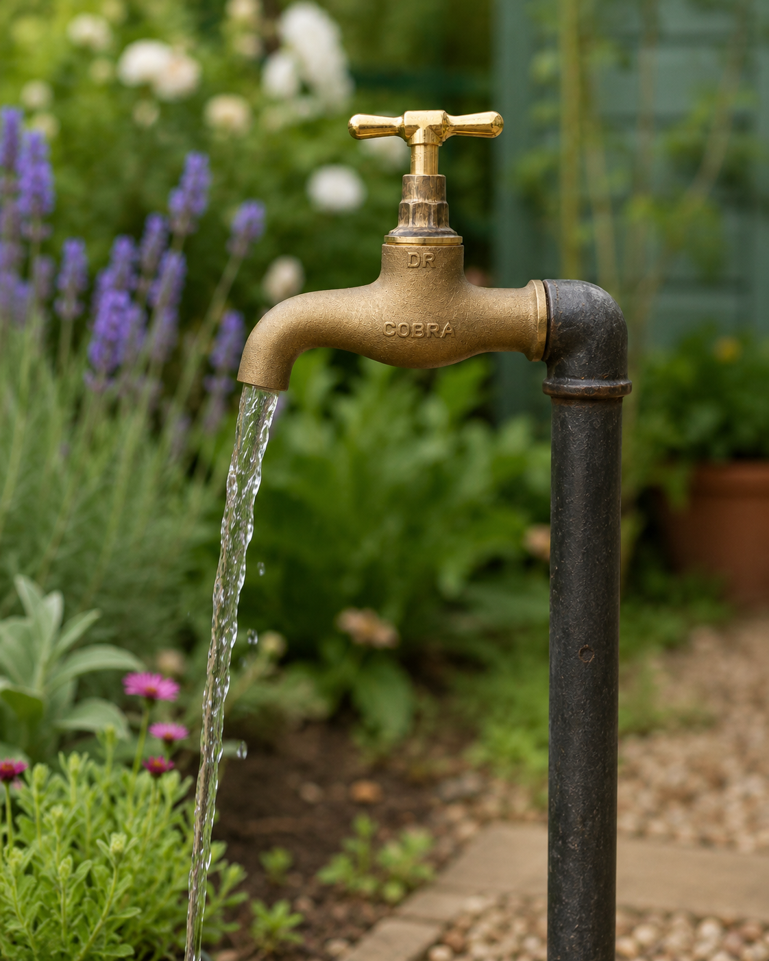 Cobra 1/2" Brass Wall Garden Tap