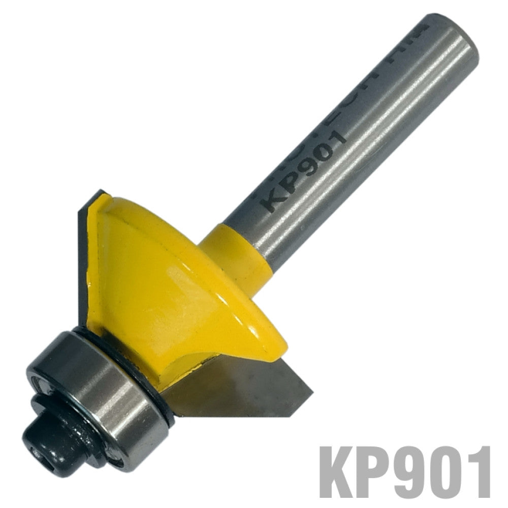 CHAMFER BIT TCT 45�� 1' X 3/8' X 1/4' SHANK