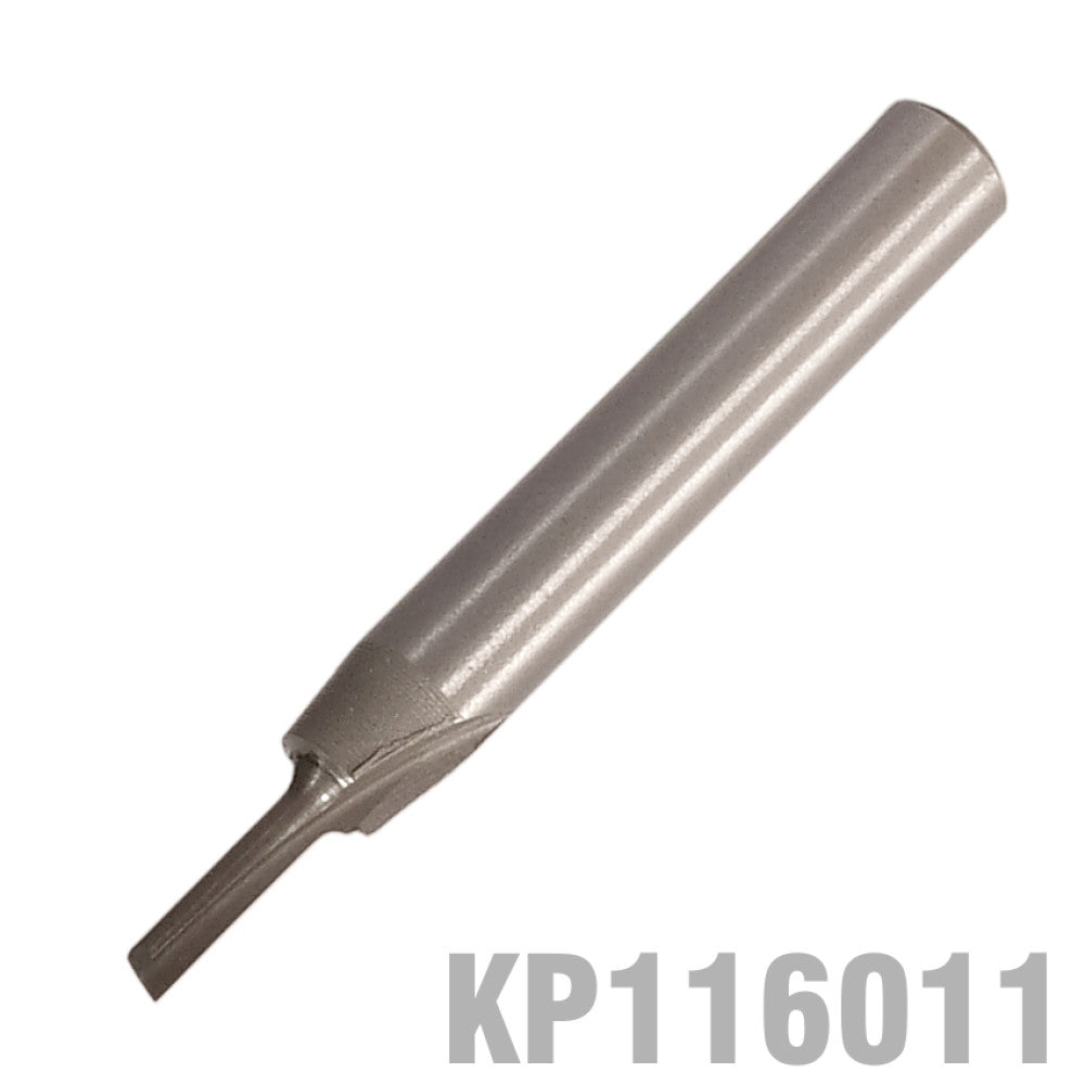 STRAIGHT BIT 3/32' (2.4MM) X 1/2' CUT SOLID CARBIDE 2 FLUTE 1/4'SHANK