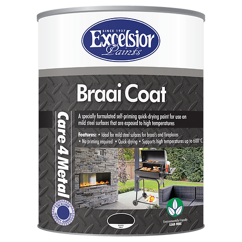 Excelsior 1lt Braai Coat - Black