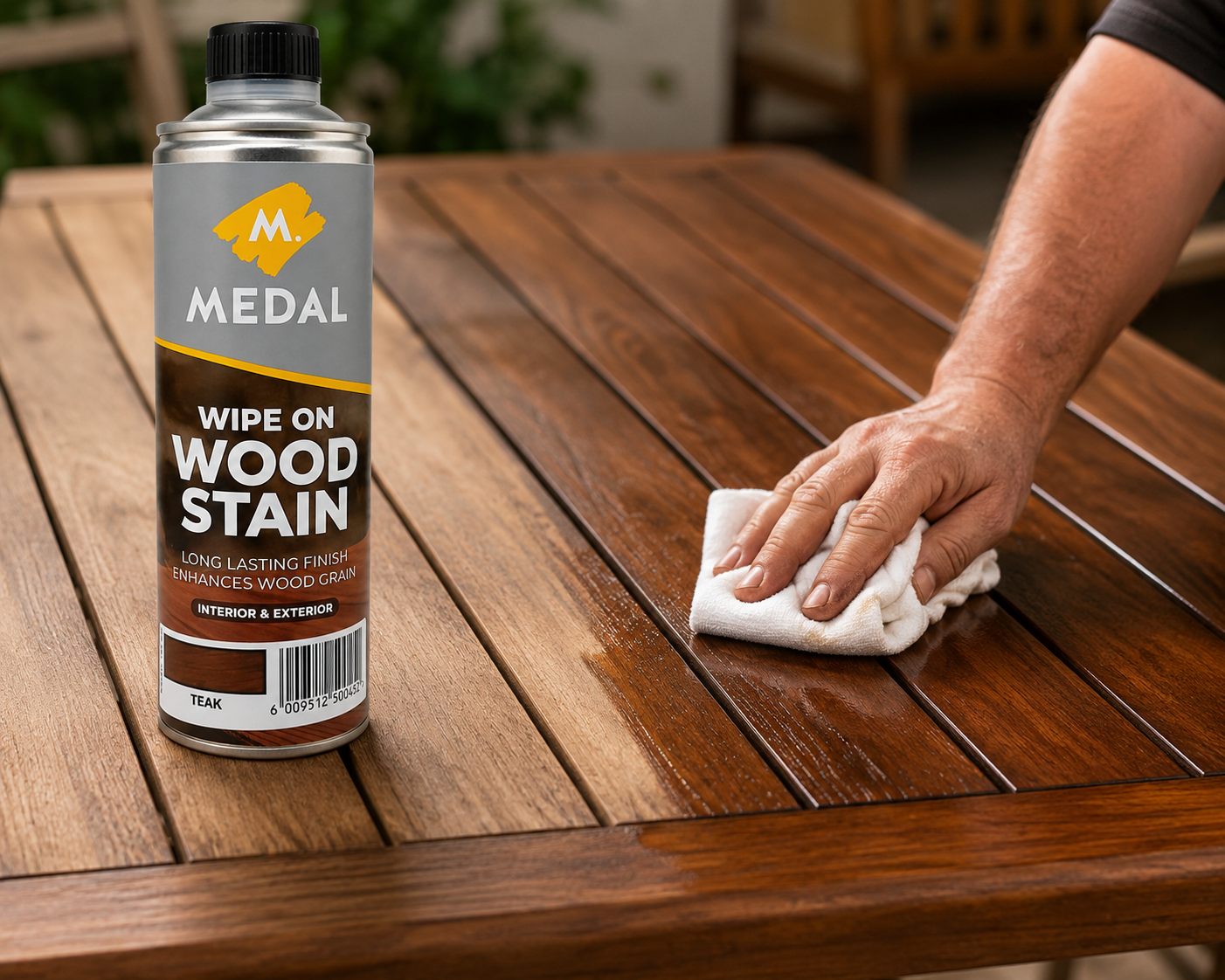 Medal 500ml Wood Stain - Teak