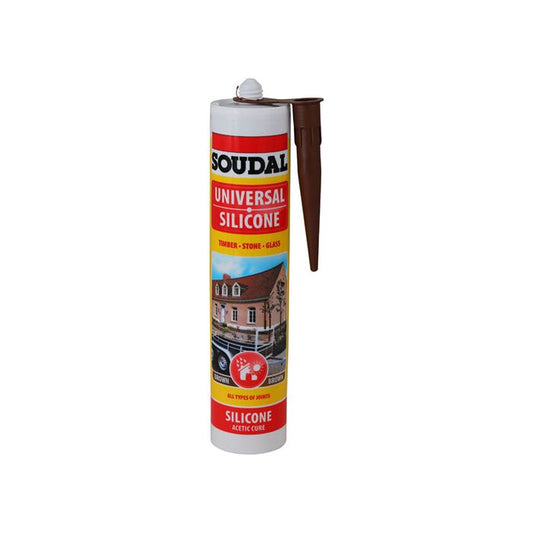 Soudal Universal Brown Silicone 270ml