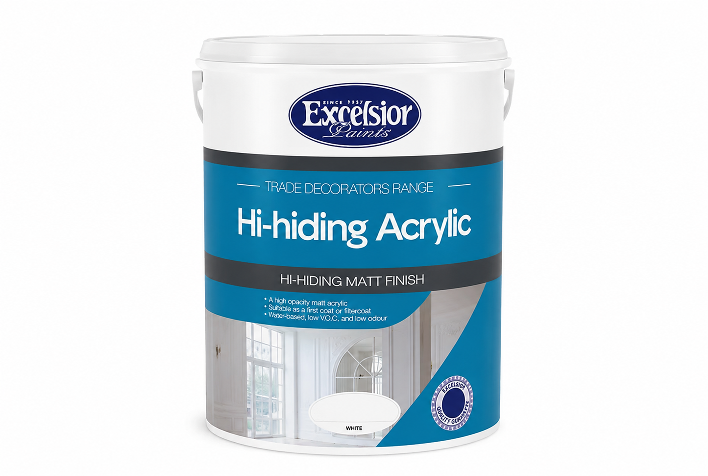 Excelsior Hi-Hiding 20lt Paint - White