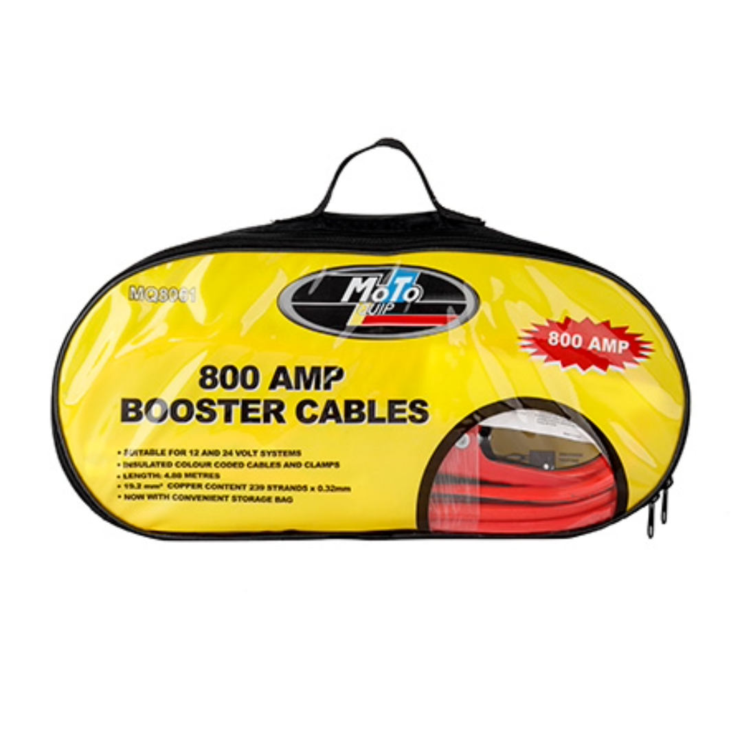 800 AMP Booster Cables | Heavy-Duty Jumper Cables for Cars & Trucks