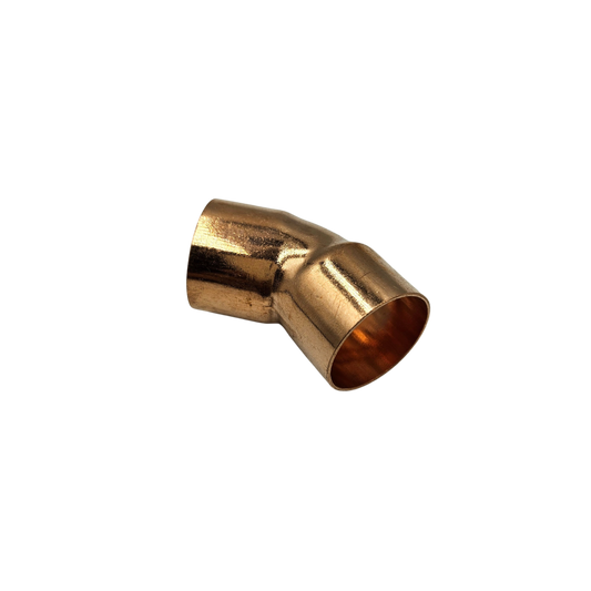 22mm (3/4") 45 Degree Copper Elbow