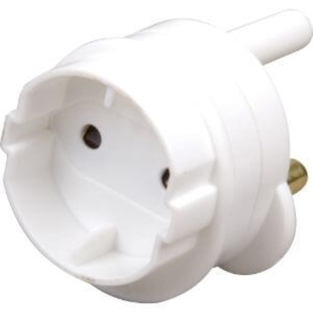 Lesco 1XSCHUKO CONTINENTAL  ADAPTOR