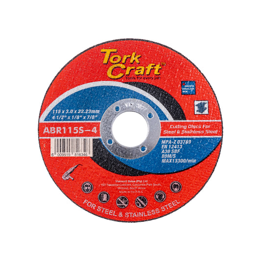 CUTTING DISC STEEL & SS 115 x 3.0 x 22.22 MM