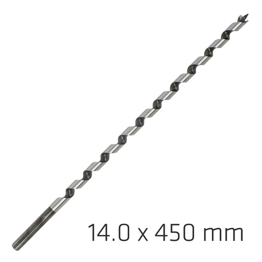 WOOD AUGER DRILL BIT 14 X 450MM