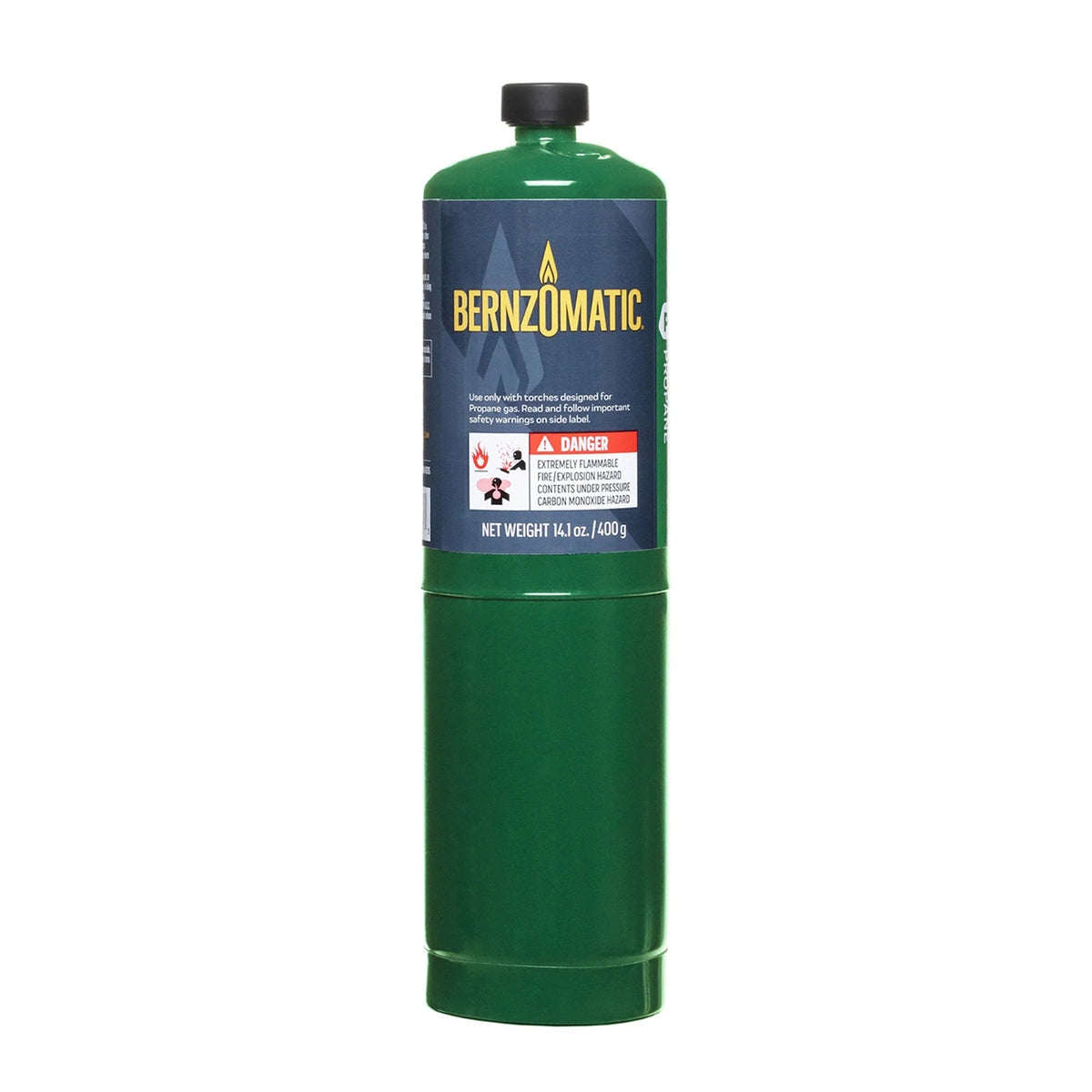 Bernzomatic Propane Hand Torch Cylinder Green 400gram (14.oz)