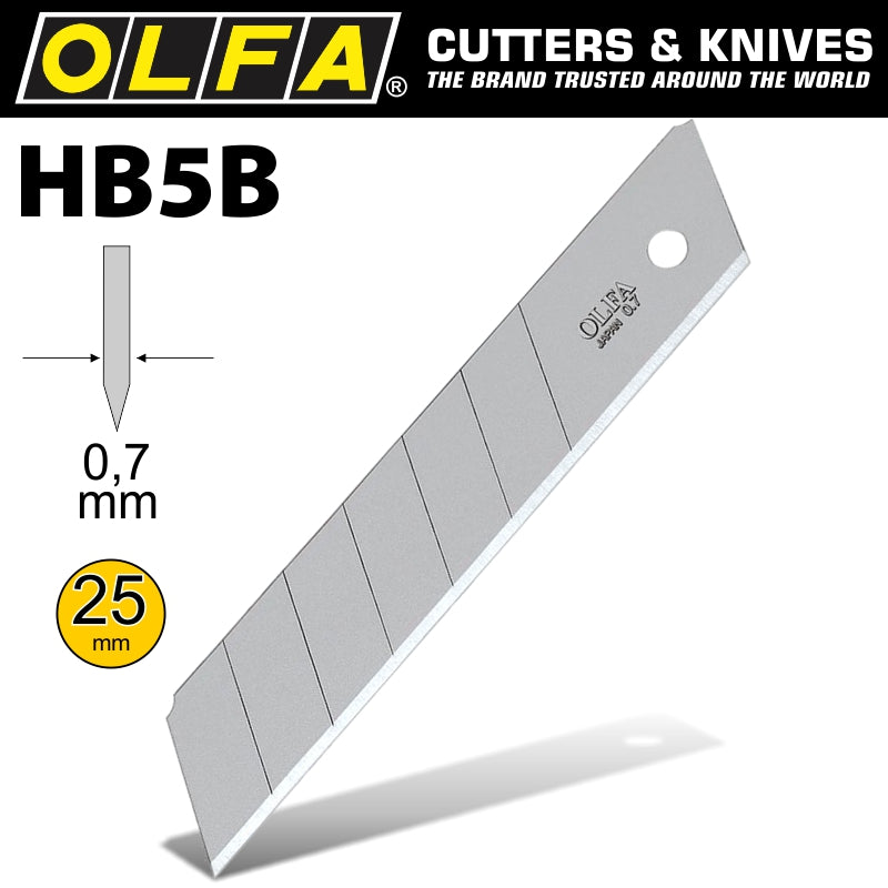 Olfa Blades Hb-5b 5/pack 25mm