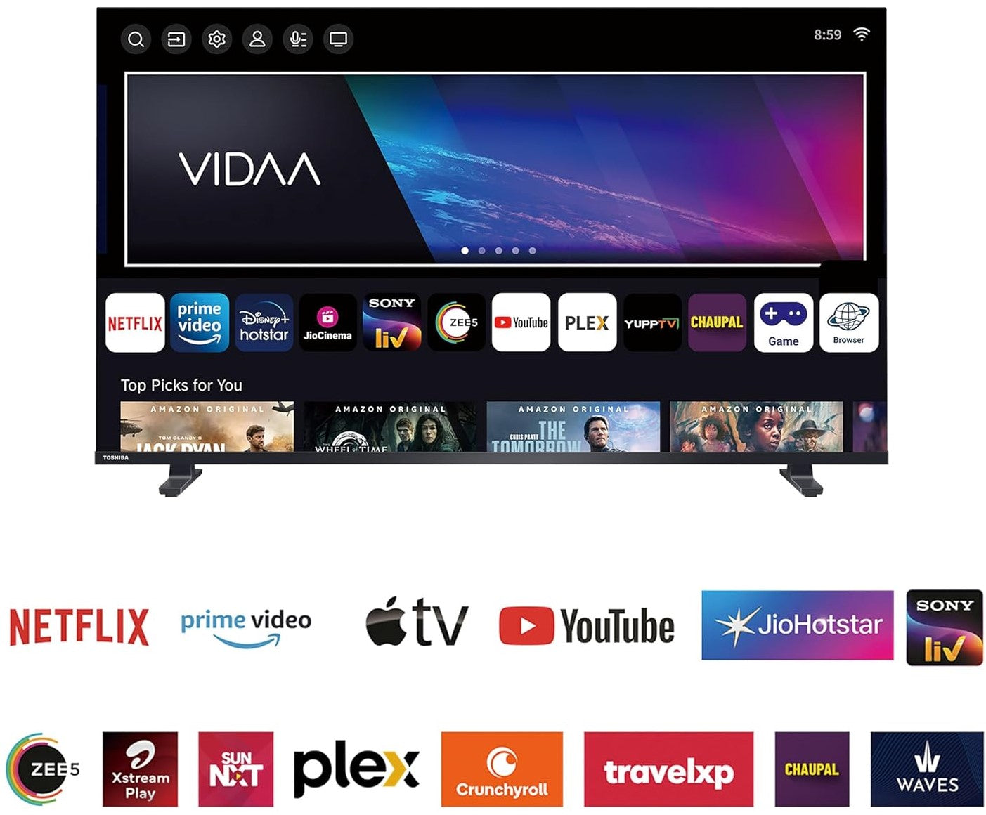 Toshiba V35RP 40 Inch HD LED VIDAA Smart Television