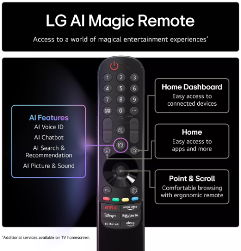 75 inch LG NanoCell AI NANO80 4K Smart TV