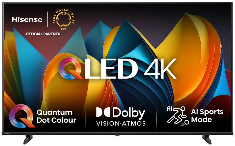 Hisense 75 Inch E7N QLED 4K VIDAA Smart LED TV