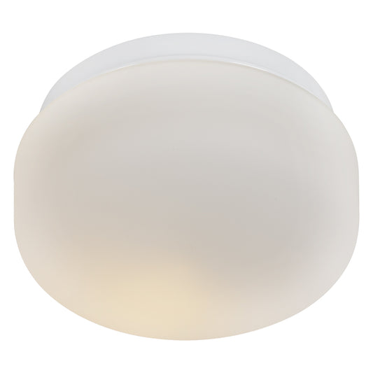 Eurolux Cheese fitting round opal glass 200mm