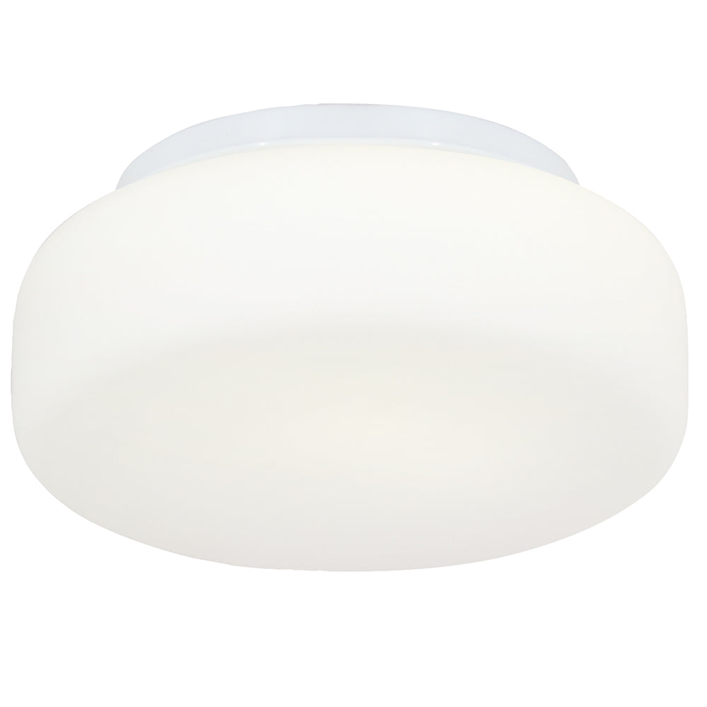 Eurolux cheese ceiling fitting round opal glass 250mm