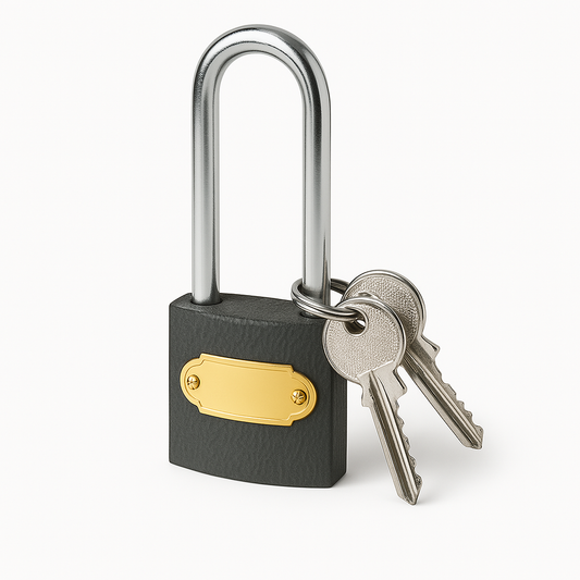 50mm Long Shackle Iron Padlock – DISA | Heavy-Duty Security Lock with 3 Keys